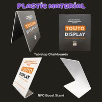 Panneau d'affichage triangulaire en PVC imprimé sur mesure Panneau de table à manger de forme personnalisée