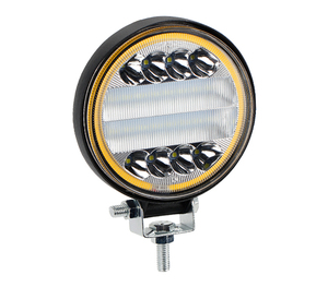 Barra de luz de trabajo redonda LED de 4 pulgadas, 72W, Combo de luces de conducción de inundación, 12V, 24V, faro DRL para coche, camión, todoterreno, Jeep - Product Image 3