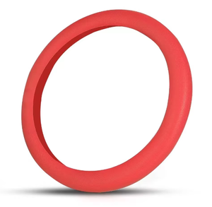 Cubierta de <span class=keywords><strong>volante</strong></span> en <span class=keywords><strong>forma</strong></span> de <span class=keywords><strong>D</strong></span> para coche, cubierta protectora de <span class=keywords><strong>volante</strong></span> de silicona antideslizante Universal para coche - Product Image 1