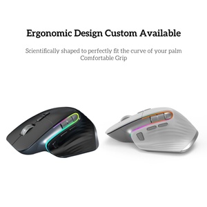 Tùy chỉnh 9D tri-chế độ Ergonomic có thể sạc lại Chuột 12000DPI 1000Hz Tỷ lệ bỏ phiếu <span class=keywords><strong>RGB</strong></span> Backlit lập trình Chuột chơi game cho máy tính - Product Image 2