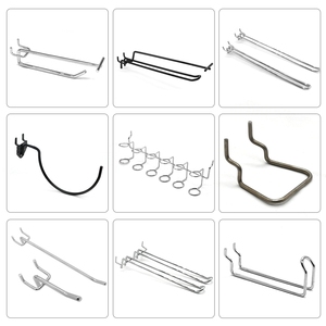 EWANG Wire Rack <b>Display</b> Hook Peg Board <b>Display</b> Hook Metal Hooks for Hanging - Product Image 6