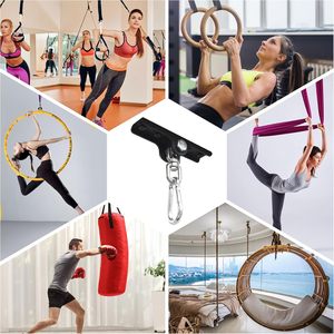 Supporto per <span class=keywords><strong>Sacco</strong></span> da <span class=keywords><strong>Boxe</strong></span> Pesante da Soffitto per Palestra Domestica, in Metallo Nero, per Allenamento - Product Image 5