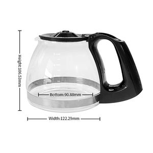 Suministro de Venta caliente de fábrica para máquina de café <span class=keywords><strong>Oster</strong></span> 5 tazas decantador de café de vidrio para <span class=keywords><strong>cafetera</strong></span> de <span class=keywords><strong>goteo</strong></span> jarra de vidrio de repuesto - Product Image 2
