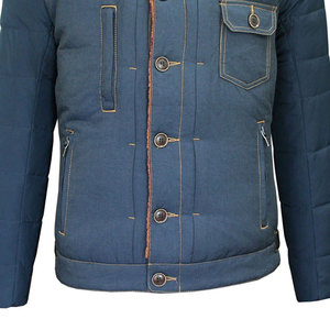 High Street Winter Jackets Full Sleeve Winter <b>Padded</b> Jacket With Button Custom Logo <b>Cheap</b> Price Casual Wear Men Winter Jacket - Product Image 5