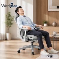 Silla de Oficina Ergonómica Moderna y Cómoda, Reclinable, Ajustable en Altura, Giratoria, Inclinable, Venta al Por Mayor