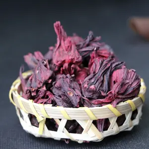 1 Kg Guaranteed Quality Dried Chinese Herbal Luoshen Colorable Making Creative Drinks Roselle Flowers Red Hibiscus Scented Tea