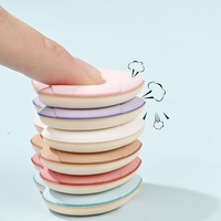 Best-seller OEM ODM Mini applicateur de maquillage en forme de cœur pour les doigts, utilisation sèche et humide, sans latex, éponge en mousse pour poudre
