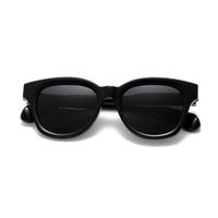 Lunettes de soleil rétro de boutique, monture en acétate, forme ronde, verres polarisés TAC, protection UV, logo personnalisé, minimum 1 pièce