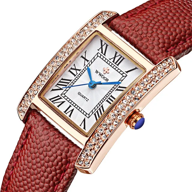 2021 Lage Moq Hot Selling Minimalistische Dames Luxe Pols Quartz Leather Oem Vrouwen Horloges Wwoor 8806