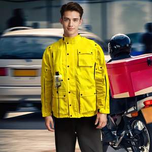 Moto imperméable personnalisée pour hommes Moto textile Airbag <span class=keywords><strong>veste</strong></span> <span class=keywords><strong>gonflable</strong></span> livraison de nourriture pour adultes course automobile moto équitation - Product Image 1