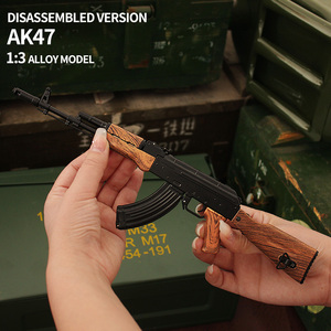 कारखाने की आपूर्ति यथार्थवादी मिनी AK47 वियोज्य धातु बंदूक मॉडल स्निपर राइफल खिलौना - Product Image 4