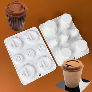 Moule à Mousse en Silicone Tangba en Forme de Tasse à Café, pour Pâtisserie et Gâteaux DIY - Product Image 3