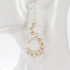 <span class=keywords><strong>La</strong></span> simetría de alambre de cobre alambre envuelto pendientes Cadena de correo para <span class=keywords><strong>la</strong></span> joyería de las mujeres - Product Image 1