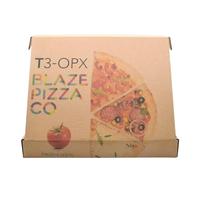 Service de conception gratuit OEM grande boîte à pizza en carton ondulé de haute qualité et prix compétitif logo personnalisé