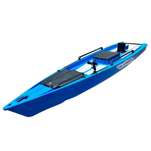 Yak Outdoors <span class=keywords><strong>Kayak</strong></span> de Mer Motorisé Skiff <span class=keywords><strong>Solo</strong></span> 13 Pieds avec Grand Rangement, en Plastique PE, Bateaux à Rames Conçus pour la Manœuvrabilité et la Performance - Product Image 5