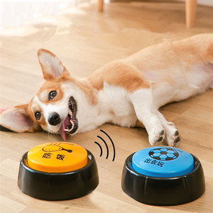 Funny Pet <strong>Dog</strong> Training Toys Plastic Talking Recordable <strong>Dog</strong> <strong>Buttons</strong> for Communication - Product Image 1