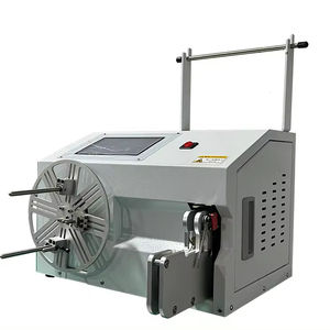 Equipo de Fabricación de Cables Semiautomático Sinrad SR-9050, Máquina de Enrollado y Atado Circular, CA 220V, Ajustable, Cables de hasta 220mm - Product Image 1