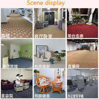 Projet de tapis mur à mur pour hôtel Tissu mélangé Peluche pour chambre d'hôtel Tapis et carpettes modernes de luxe de couleur unie