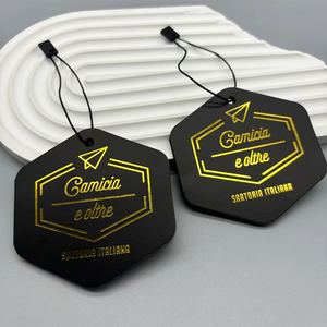 Heat-embossed LOGO clothing accessory <b>tags</b> - Product Image 1