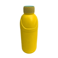 Bouteille vide de détergent en plastique HDPE de 500-1000 ml avec poignée latérale, vente en gros, logo personnalisé pour liquide de nettoyage et bouchon à vis