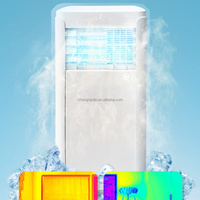 Climatiseur portable éco-responsable de haute qualité 14000 Btu, silencieux, avec télécommande, pour camping-car, camping et maison