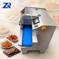 Trancheuse à viande commerciale automatique multifonctionnelle pour bacon, jambon et viande cuite