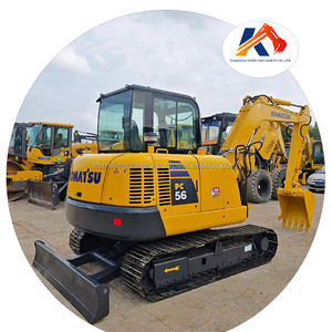 Komatsu Excavadora de Segunda Mano, Miniexcavadora de Movimiento de Tierras, Hidráulica PC56, Usada, Pequeña - Product Image 1