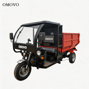 รถสามล้อไฟฟ้า OMOVO แบบมีหลังคา บรรทุกสินค้า 48V 1 ที่นั่ง รับน้ำหนักได้ 1 ตัน - Product Image 4