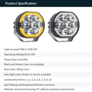 ไฟแต่งสำหรับรถออฟโรด SUV ATV รถบรรทุก ไฟ LED บาร์สำหรับทำงานกลางคืน - Product Image 5