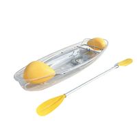 Kayak monoplace PC avec siège transparent et sac flottant, ensemble complet pour la plage, de Lumark Rotomolded (Chine)