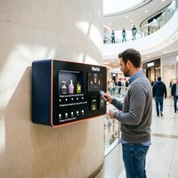 Distributeur de parfum mural avec accepteur de pièces et de billets pour toilettes publiques, qualité commerciale
