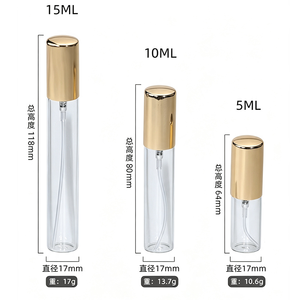 Envase con Impresión <span class=keywords><strong>de</strong></span> Logotipo Personalizado, Botella <span class=keywords><strong>de</strong></span> Perfume Redonda <span class=keywords><strong>de</strong></span> Vidrio Transparente <span class=keywords><strong>de</strong></span> 5 ml, 10 ml, 15 ml, Mini Botella Portátil <span class=keywords><strong>de</strong></span> Spray para Aceite <span class=keywords><strong>de</strong></span> Perfume - Product Image 5