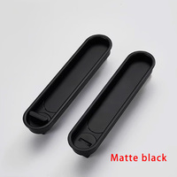 Serrure de porte coulissante push-pull de nouveau style avec poignée de poche pour accessoires de porte et de fenêtre