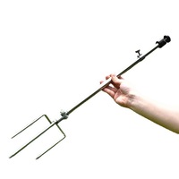 Support de caméra pliable épais en acier inoxydable, support de caméra rotatif à 360° °   Support de fixation réglable pour poteau avec filetage 1/4'' pour la chasse