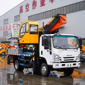 Camión de Trabajo Aéreo Isuzu KV600 con Brazo de 7 Secciones y 33 m de Alcance, Euro 6, para Mantenimiento de Ingeniería Municipal - Product Image 2
