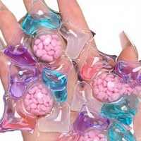 Offre Spéciale : 5-en-1 Lessive en Capsules Parfum Floral, Nouvelles Billes de Gel, Lessive Liquide Concentrée pour Lave-linge Automatique