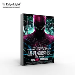 Edgelight Advertising Light Boxes Aluminium Frameless Led For Display Light Box Poster Lighted Movie Poster And Restaurant Led