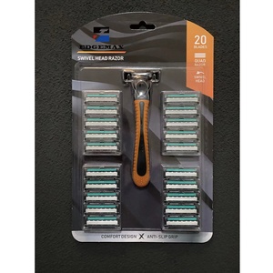 Poignee De Rasoir A 3 Lames Cho Hommes Avec 21 Recharges De Lames, Rasoir A 3 Lames Cho Hommes - Product Image 2