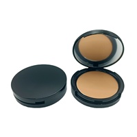Poudre compacte mate à haute couvrance, longue tenue, contrôle du sébum, fini lisse, en bronze, faible quantité, maquillage OEM
