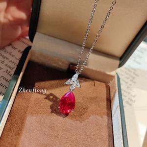 fresh water pearl jewelry with 925 silver necklace joyas de coral natural y plata 925 silver necklace red cadena de <b>diamantes</b> - Product Image 1