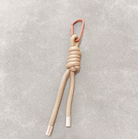 Bracelet Macramé Bohème Portable avec Porte-clés, Sangle de Téléphone Durable pour Poignet, Cordon de Téléphone Réglable