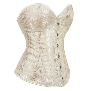 <span class=keywords><strong>Corset</strong></span> amincissant pour <span class=keywords><strong>femme</strong></span>, soutien dorsal, correction de posture, bustier en satin à lacets, avec baleines – Grande Vente - Product Image 2