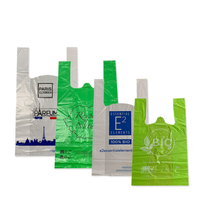 Personnalisé Pbat Pla Biodégradable En Plastique Matériau Biodégradable Sac D'emballage