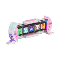 Divoom Times Gate Horloge numérique de jeu rose mignonne Smart App-Controlled Weather Forecast Stock Market/Exchange Rate Social Media