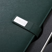 Vente en gros de carnet en cuir de luxe promotionnel coffret cadeau Journal A5 rechargeable coffret cadeau d'entreprise avec stylo