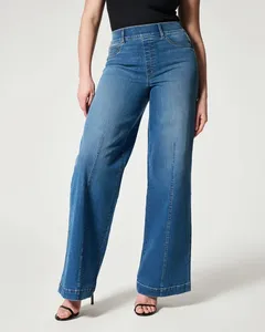 Nouveau pantalon coupe incurvée détresse Jean femmes taille haute personnalisé jean pantalon Ropa De Mujer Barata Y Envio Gratis Ofertas