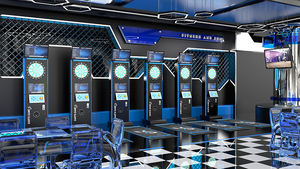 معدنية جذابة للكبار ، سهام التهديف الإلكترونية التلقائية لمدينة الملاهي الداخلية والخارجية - Product Image 6