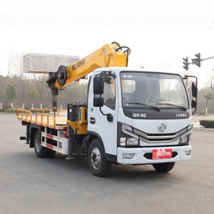 รถบรรทุกตงเฟิงขนาดเล็ก 4x2 3 ตัน พร้อมเครนยกของ 20 เมตร  ตะกร้าทำงานบนที่สูง พร้อมหัวเจาะดิน รถบรรทุกอเนกประสงค์สำหรับงานบำรุงรักษา - Product Image 2