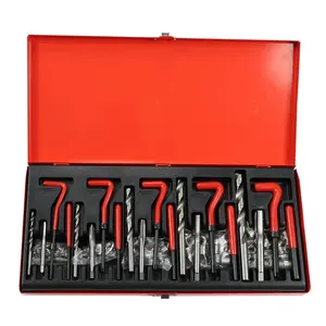 AUTOTOP, juego completo portátil multifuncional, 131 Uds., Kit de inserción de rosca, herramientas de reparación de tornillos y roscas - Product Image 1