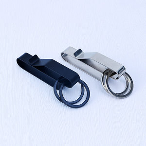 Clip para Llaves de Cinturón de Herramientas de Metal Resistente de Liberación Rápida con 2 Anillos para Llaves para Hombre - Product Image 2